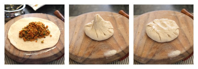 Broccoli Carrot Paratha-Recipe-Step-4
