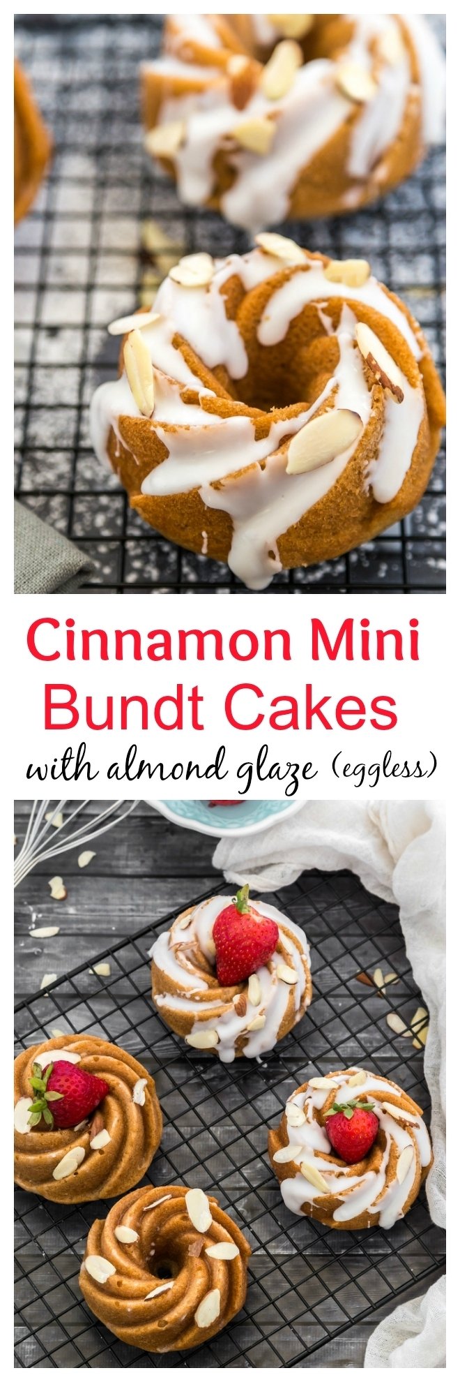 Eggless Cinnamon Mini Bundt Cakes Collage-nocwm