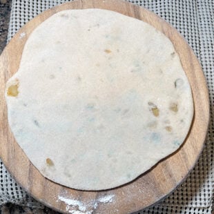 rolled paratha
