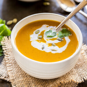 curried butternut squash apple soup
