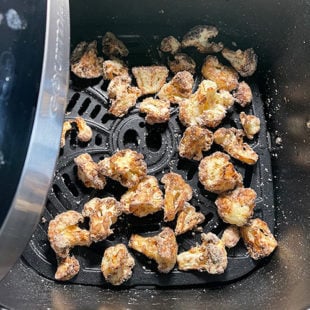 air fried cauliflower