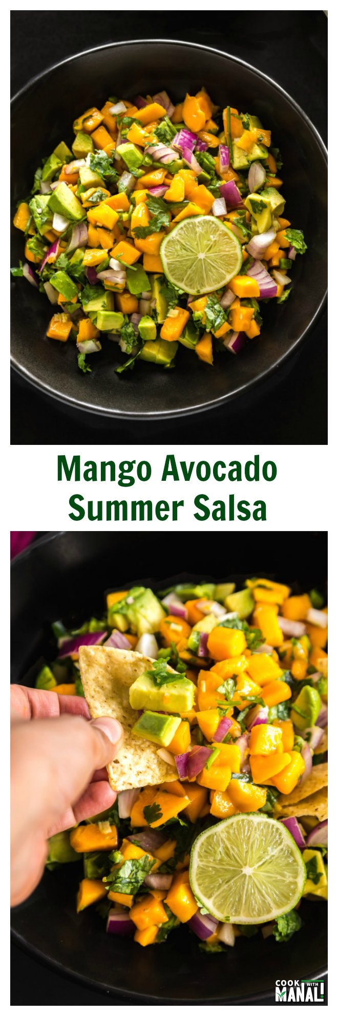 Mango Avocado Salsa Collage