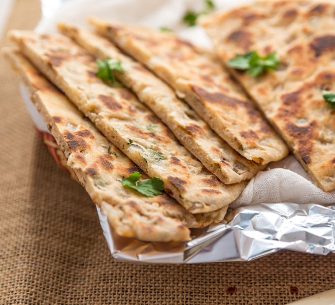 Onion Kulcha Whole Wheat