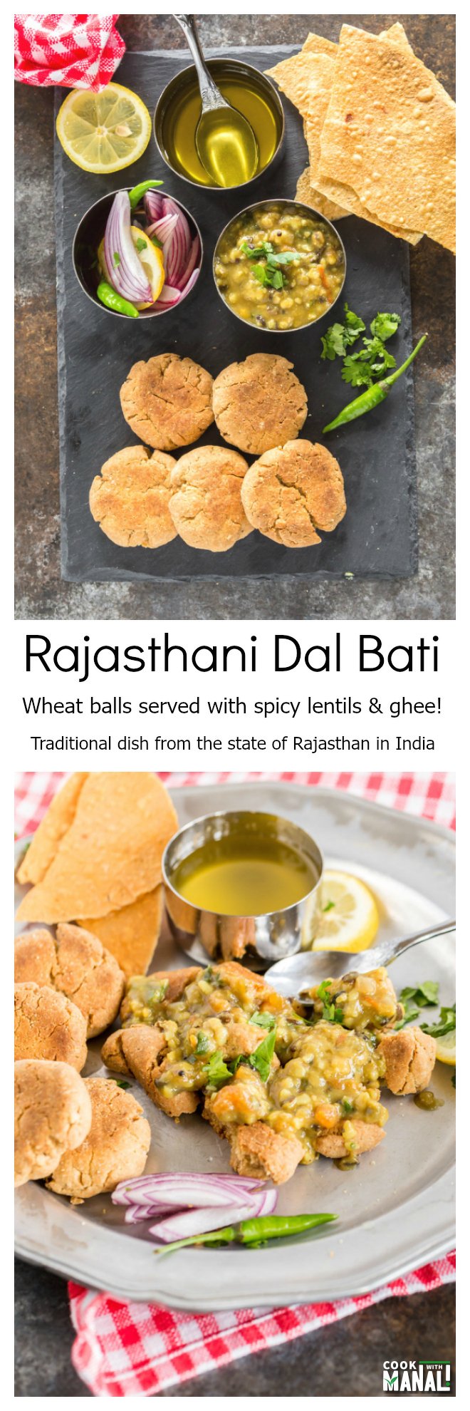 Rajasthani Dal Bati Collage