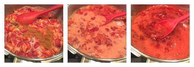 Spicy Strawberry Balsamic Jam-Recipe-Step-2