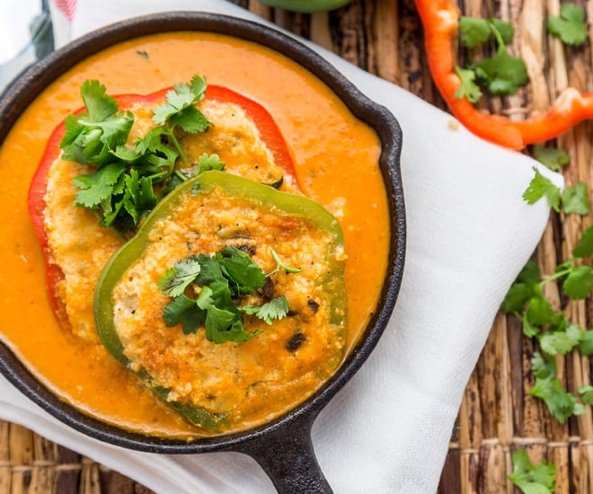 Stuffed Bell Pepper Curry