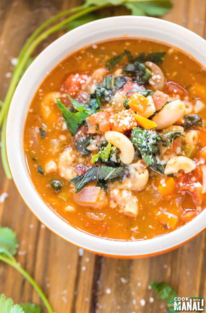 Vegetarian Minestrone Soup Recipe