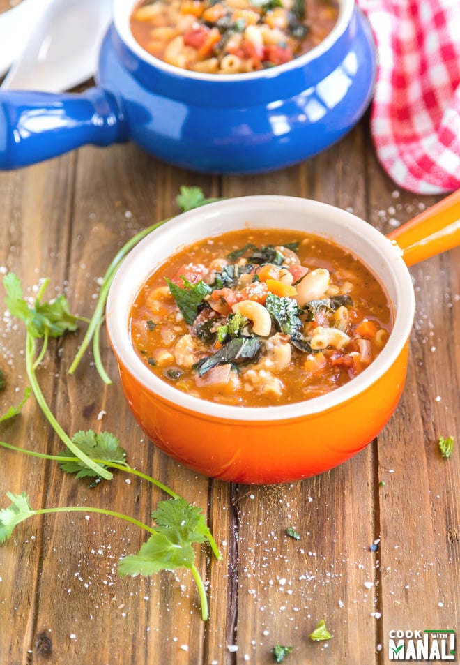 Veggie Minestrone Soup Recipe